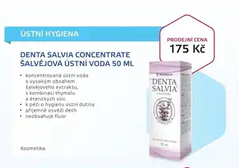 DENTA SALVIA CONCENTRATE ŠALVĚJOVÁ ÚSTNÍ VODA 50 ML