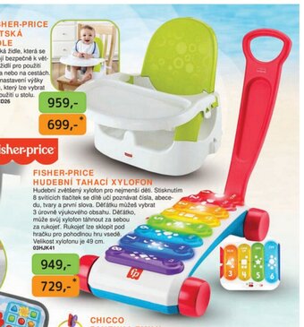 Dráčik FISHER-PRICE HUDEBNÍ TAHACÍ XYLOFON nabídka