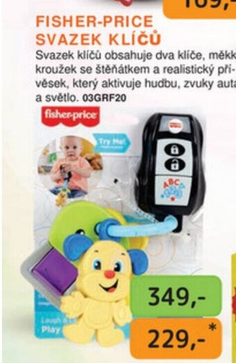 Dráčik FISHER-PRICE SVAZEK KLÍČŮ nabídka