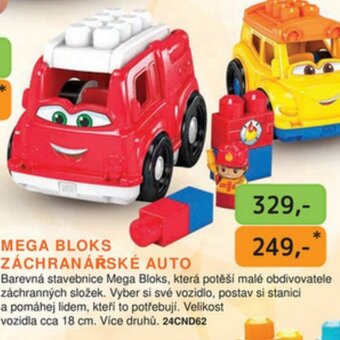 Dráčik MEGA BLOKS ZÁCHRANÁŘSKÉ AUTO nabídka