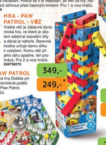 Dráčik HRA - PAW PATROL - VĚŽ nabídka