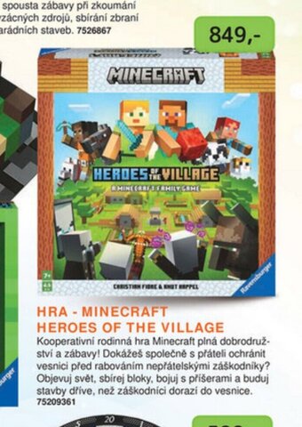 Dráčik HRA MINECRAFT HEROES OF THE VILLAGE nabídka