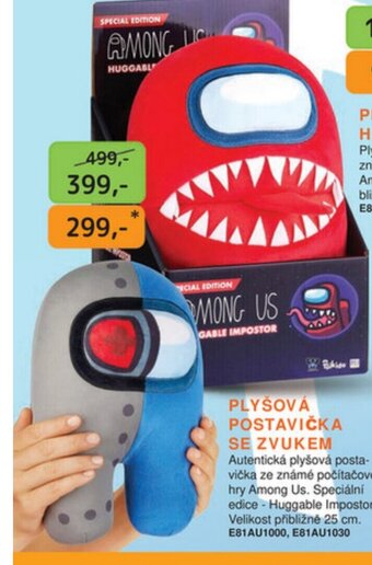 PLYŠOVÁ POSTAVIČKA SE ZVUKEM