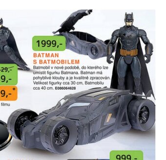 Dráčik BATMAN S BATMOBILEM nabídka