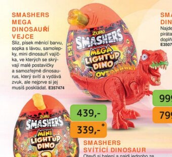 SMASHERS MEGA DINOSAUŘÍ VEJCE