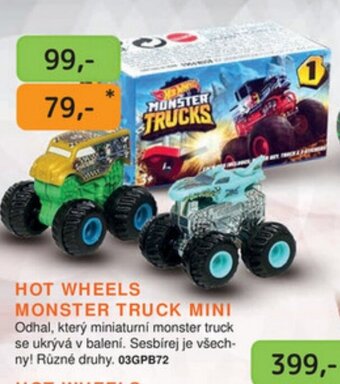 Dráčik HOT WHEELS MONSTER TRUCK MINI nabídka