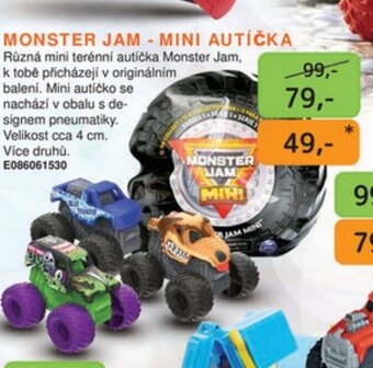 Dráčik MONSTER JAM - MINI AUTÍČKA nabídka