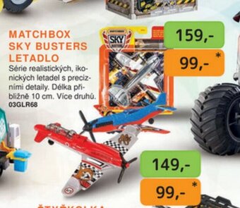 Dráčik MATCHBOX SKY BUSTERS LETADLO nabídka