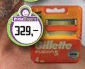 Prima Drogerie GILLETTE Blue II holítka 5ks a Blue III 3ks, hlavice 4ks Fusion a Mach3, pěna 200ml nabídka