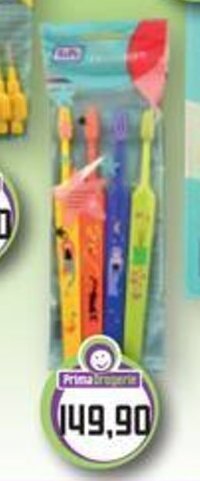 Prima Drogerie TEPE mezizub.kartáček 8ks, Kids ZOO E.Soft 4ks, Colour Soft 3ks, Zidac Absolute Ice ústní voda 500ml nabídka