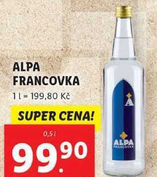 Alpa francovka, 0,5 l
