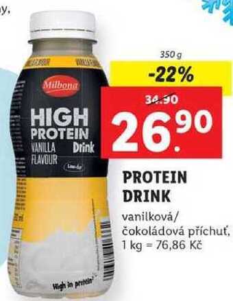 Lidl Protein drink, 350 g nabídka