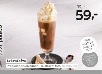 XXXLutz Ledová káva nabídka