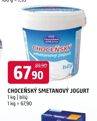Terno CHOCENSKY smetanový jogurt nabídka