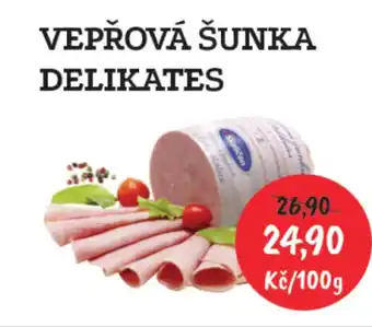 RABBIT řeznictví VEPŘOVÁ ŠUNKA DELIKATES nabídka