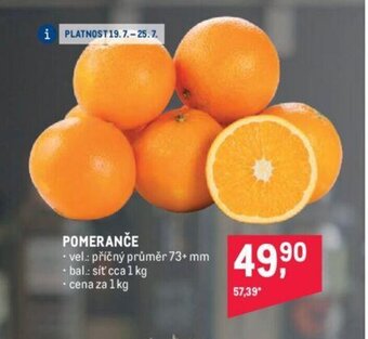 Makro POMERANČE nabídka