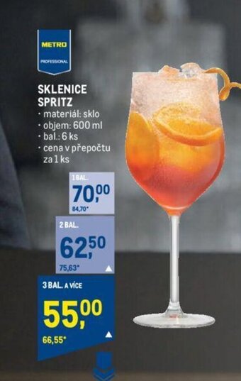Makro SKLENICE SPRITZ nabídka