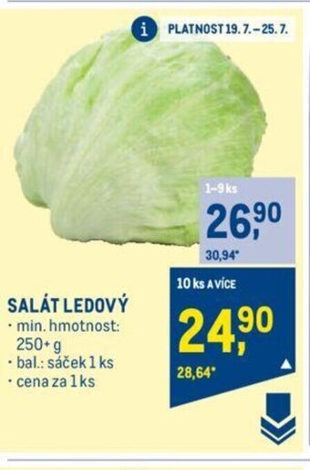 Makro SALÁT LEDOVÝ nabídka