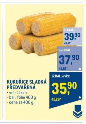 Makro KUKUŘICE SLADKÁ PŘEDVAŘENÁ nabídka