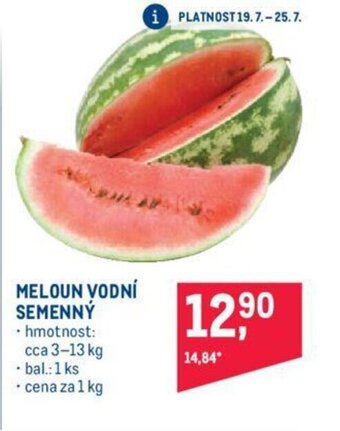 Makro MELOUN VODNÍ SEMENNÝ nabídka