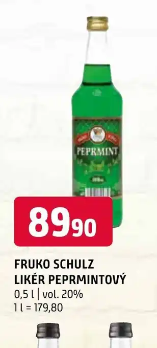 Terno FRUKO SCHULZ LIKÉR PEPRMINTOVÝ nabídka