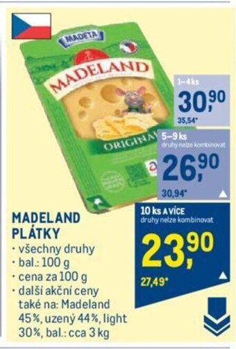 Makro MADELAND PLÁTKY nabídka