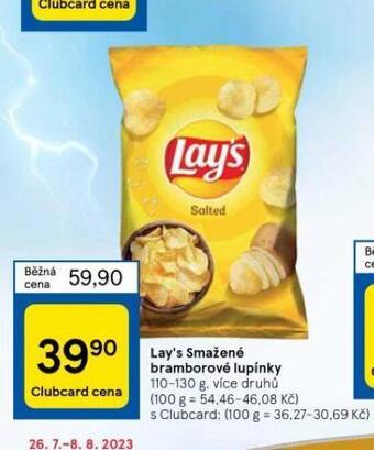 Tesco Lay´s nabídka