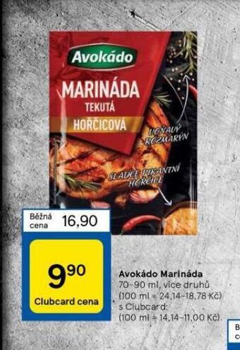 Tesco Avokádo marináda nabídka