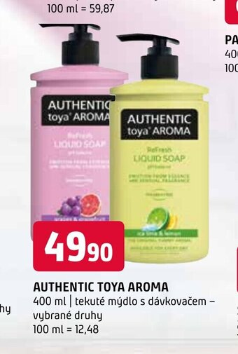 Terno AUTHENTIC toya AROMA nabídka