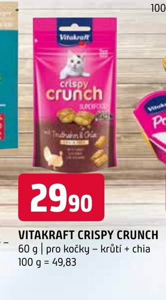 Terno VITAKRAFT CRISPY CRUNCH 60 g| pro kočky - krůtí + chia nabídka