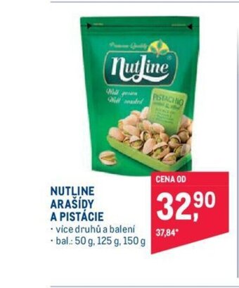 Makro NUTLINE ARAŠÍDY A PISTÁCIE nabídka