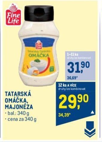 Makro TATARSKÁ OMÁČKĄ, MAJONÉZA nabídka