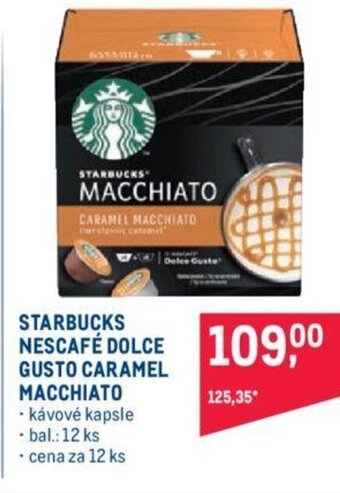 Makro STARBUCKS NESCAFÉ DOLCE GUSTO CARAMEL MACCHIATO nabídka