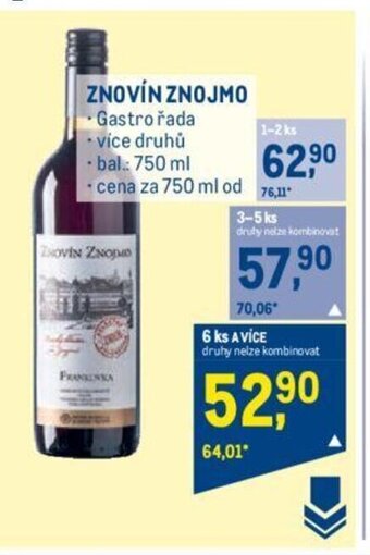 Makro ZNOVÍN ZNOJMO nabídka