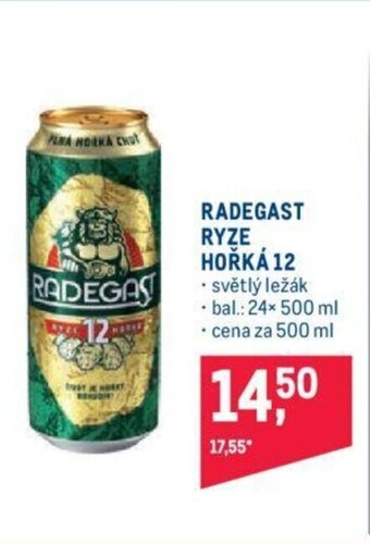 Makro RADEGAST RYZE HOŘKÁ 12 nabídka