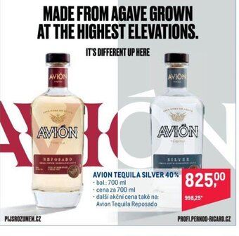 Makro AVION TEQUILA SILVER 40% nabídka