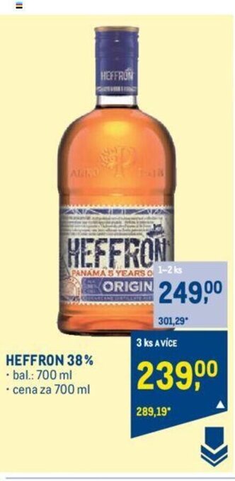 Makro HEFFRON 38% nabídka