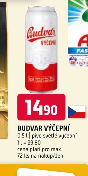Terno BUDVAR VÝČEPNÍ nabídka