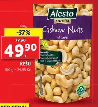 Lidl Kešu, 200 g nabídka