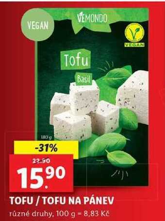 Lidl Tofu/tofu na pánev, 180 g nabídka