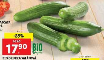 Lidl Bio okurka salátová, 1 ks nabídka