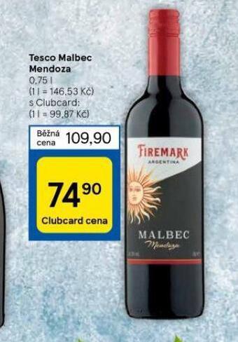 Tesco malbec mendoza