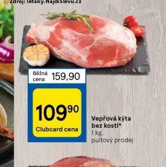 Tesco Vepřová kýta bez kosti nabídka