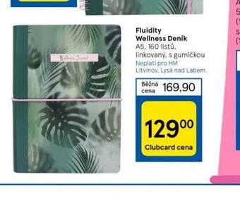Fluidity wellness deník