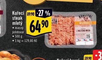 Albert Kuřecí steak mletý nabídka