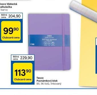 Tesco Poznámkový blok nabídka
