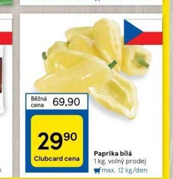 Tesco Paprika bílá nabídka