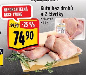 Albert Kuře bez drobů a 2 čtvrtky nabídka