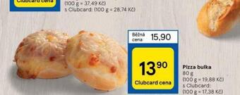 Tesco Pizza bulka nabídka