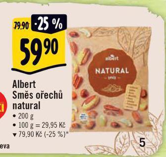Albert Směs ořechů nabídka